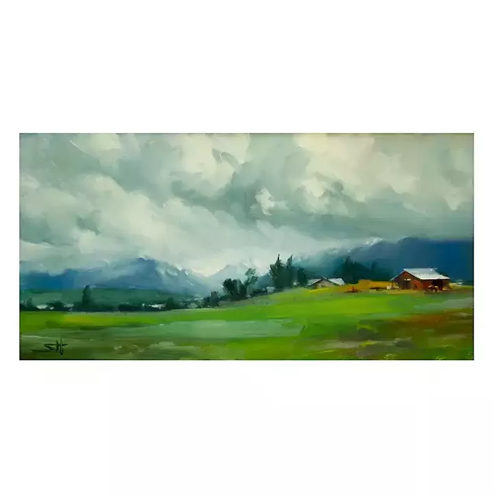 Clearance Wallowa Valley Giclee Canvas Art Print Canvas Art