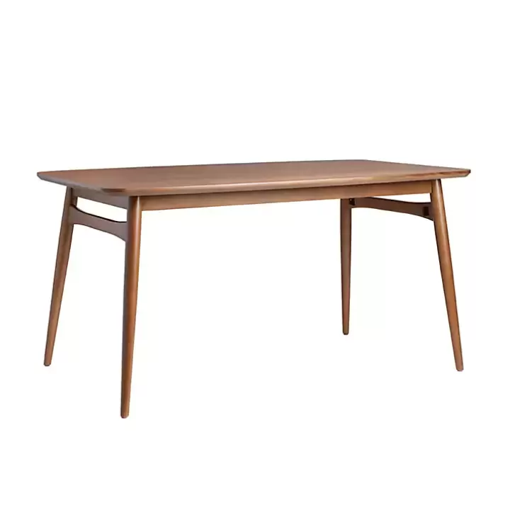 Outlet Walnut Ash Wood Mid-Century Modern Dining Table Dining Tables