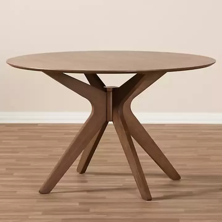 Sale Walnut Round Monte Dining Table Dining Tables