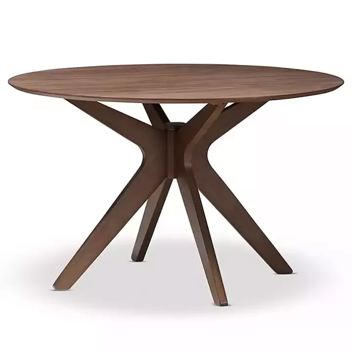 Sale Walnut Round Monte Dining Table Dining Tables