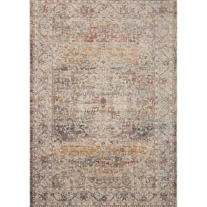 Fashion Warm Neutral Lucca Area Rug, 6x9 Area Rugs