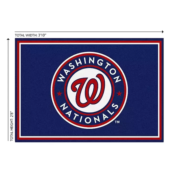 Cheap Washington Nationals Spirit Rug, 3x4 Area Rugs