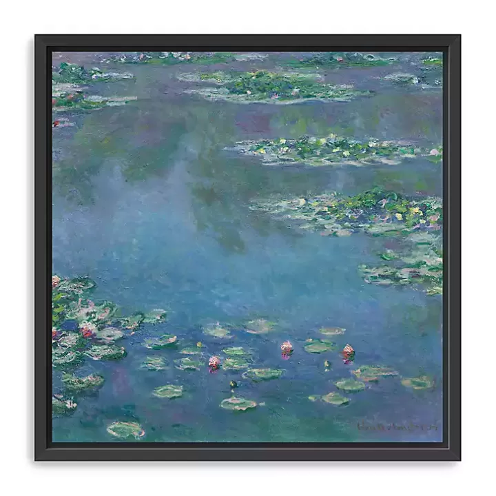 Shop Water Lilies 1906 Framed Canvas Art Print Canvas Art