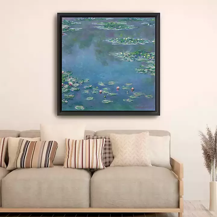 Shop Water Lilies 1906 Framed Canvas Art Print Canvas Art