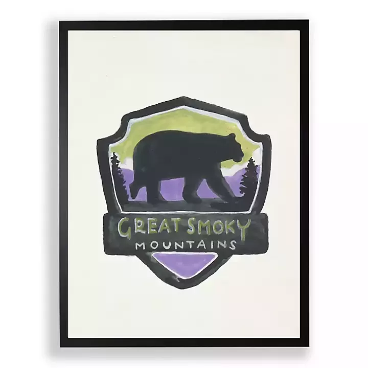Cheap Watercolor Great Smoky Mountains Framed Art Print Framed Art