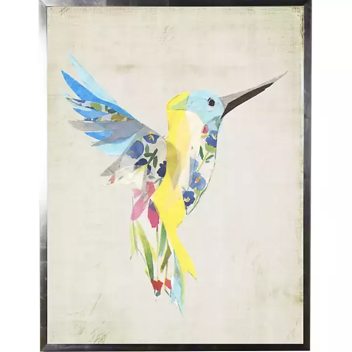 Flash Sale Watercolor Hummingbird Framed Art Print Framed Art