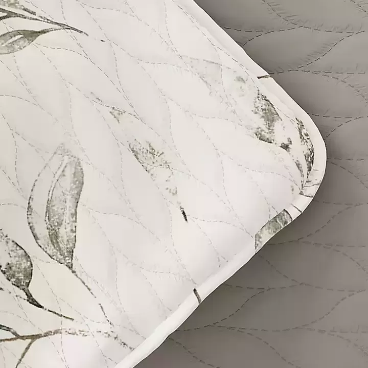 Online Watercolor Leaves Reversible 2-pc. Twin Quilt Set Quilts