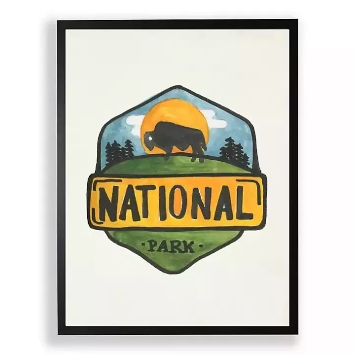 Fashion Watercolor National Park Framed Art Print Framed Art