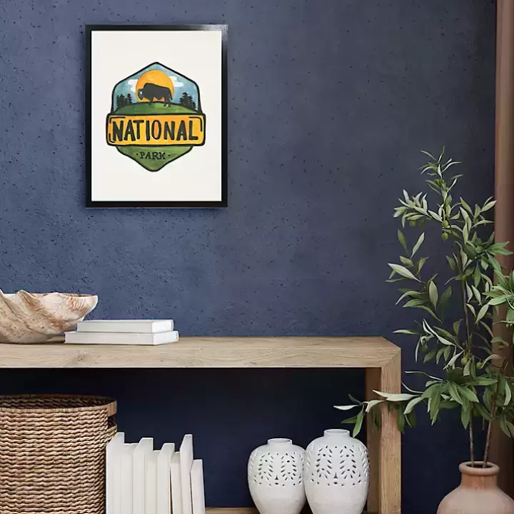 Fashion Watercolor National Park Framed Art Print Framed Art