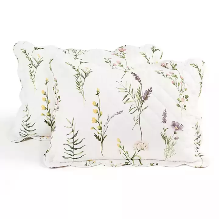Discount Watercolor Wildflower 3-pc. Full/Queen Quilt Set Quilts