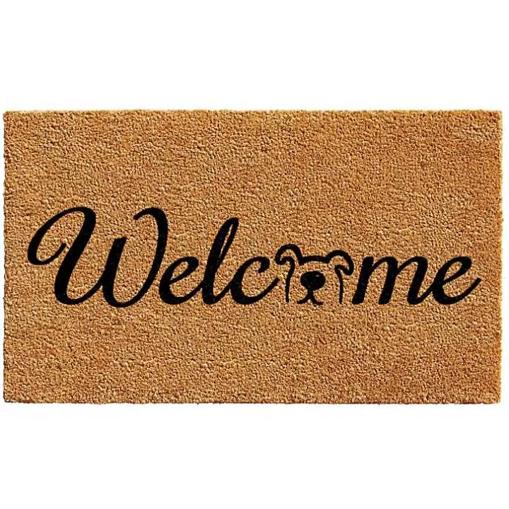 Store Welcome Dog Coir Doormat Doormats