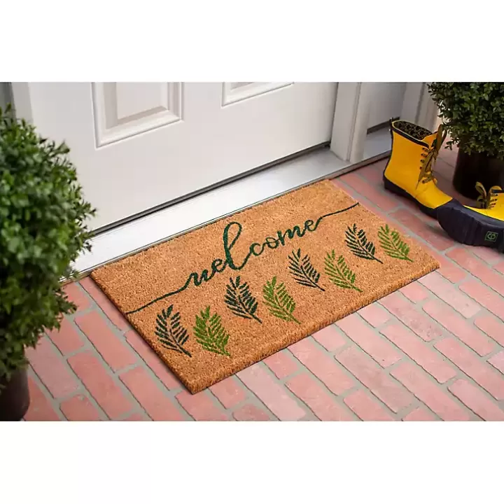 Best Sale Welcome Fern Doormat Doormats