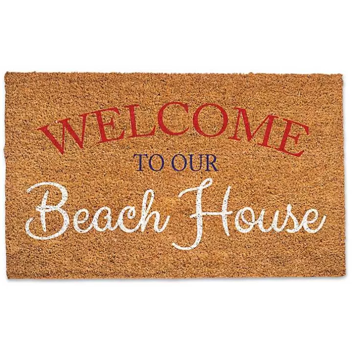Discount Welcome to our Beach House Doormat Doormats