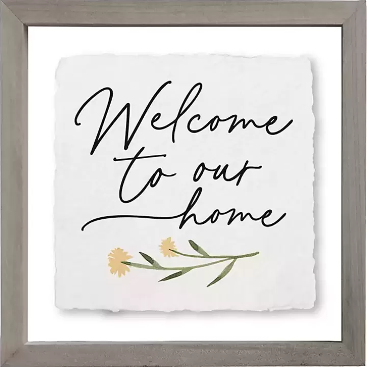 Best Welcome to Our Home Framed Wall Plaque Wall Quotes & Signs