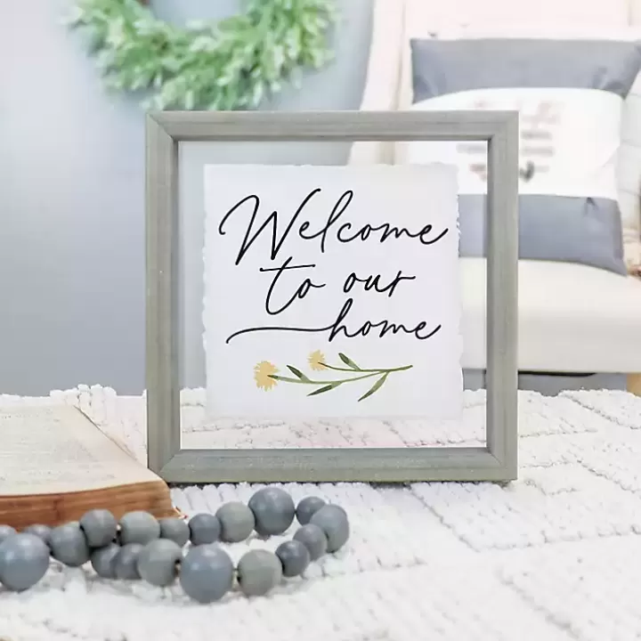 Best Welcome to Our Home Framed Wall Plaque Wall Quotes & Signs
