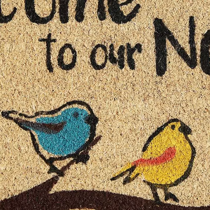 Fashion Welcome to Our Nest Coir Doormat Doormats