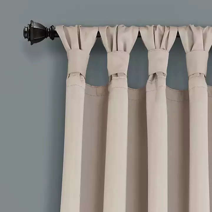Cheap Wheat Knotted Curtain Panel Set, 95 in. Curtains & Drapes