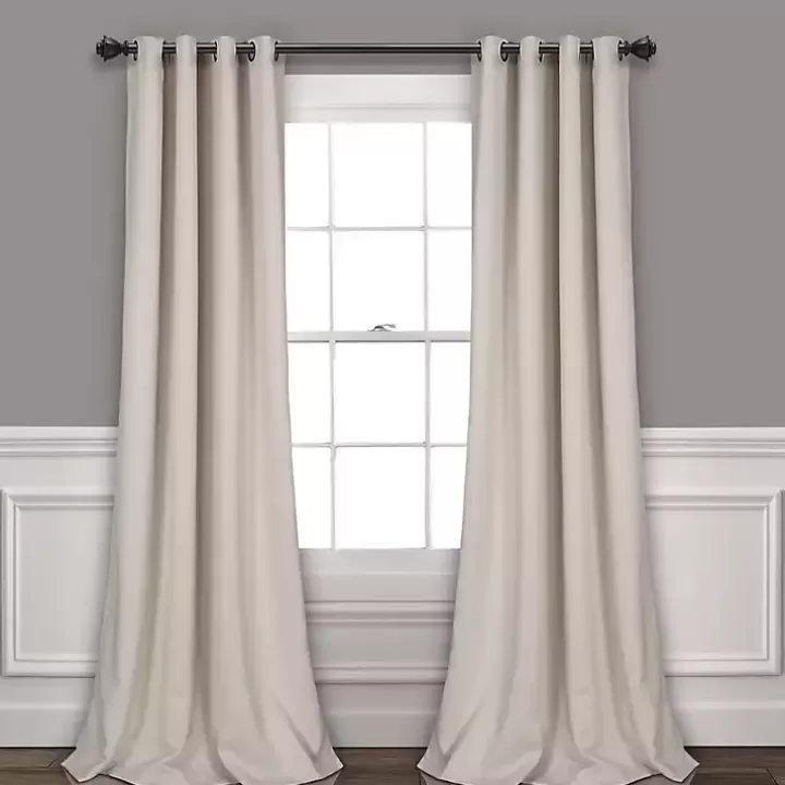 Store Wheat Lush Insulated Curtain Panel Set, 120 in. Curtains & Drapes