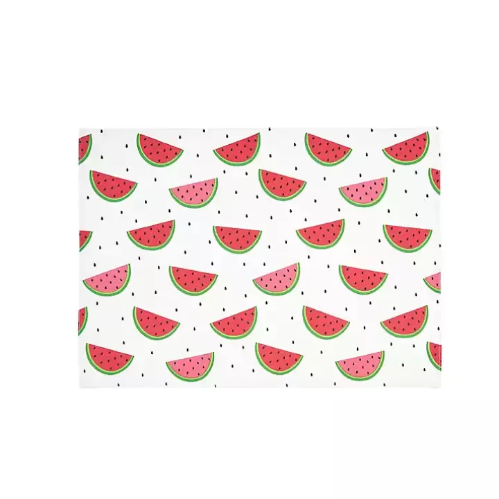 Best Whimsical Watermelon Placemats, Set of 6 Table Linens