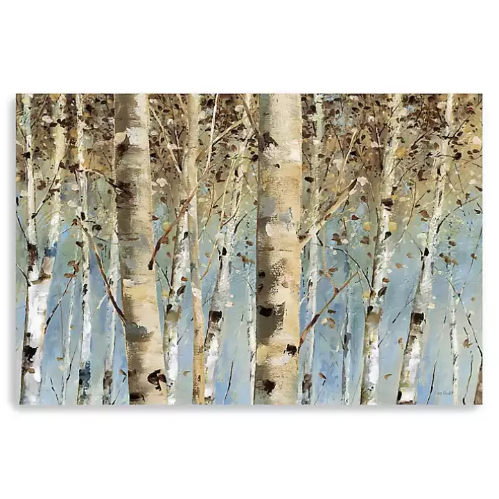 Sale White Birch Forest Canvas Art Print, 60x40 in. Canvas Art