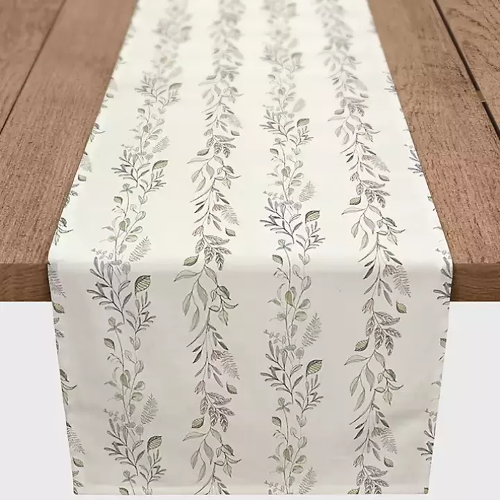 Sale Botanical Vines Table Runner, 90 in. Table Linens