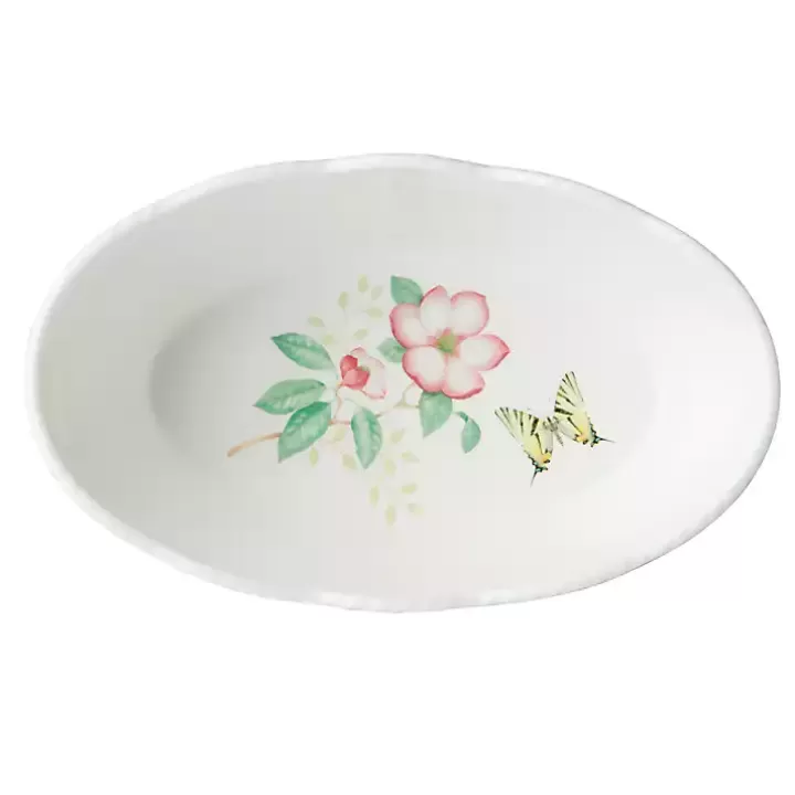 Online White Butterfly Meadow Porcelain Bread Basket Serving & Entertaining