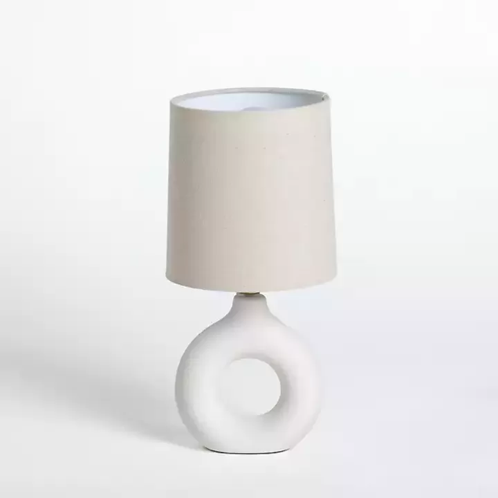 Cheap Ceramic Open Circle Mini Lamp Table Lamps