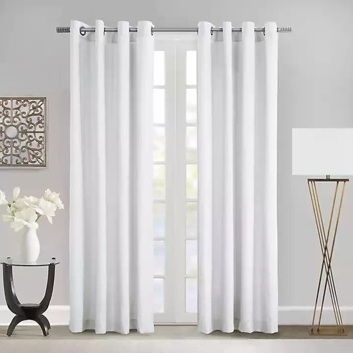 Shop Crinkle Harmony Curtain Panel, 84 in. Curtains & Drapes