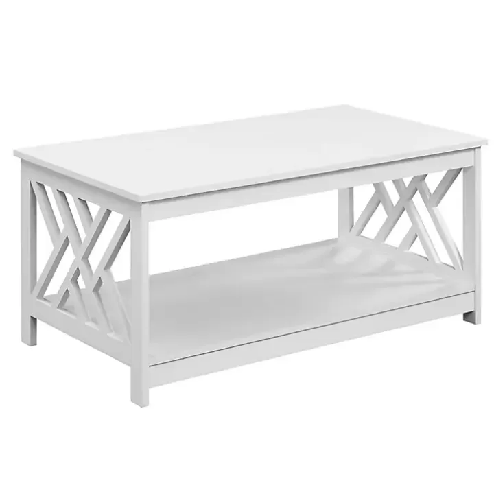 Cheap Cut-Out Sides Coffee Table Coffee Tables