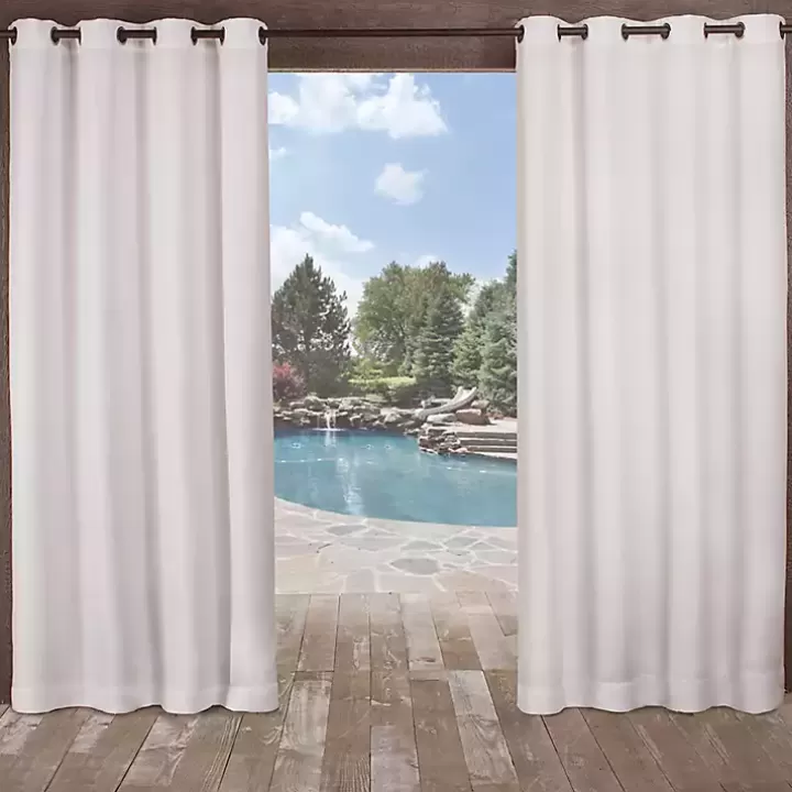 Sale Delano Outdoor Curtain Panel Set, 96 in. Outdoor Curtains