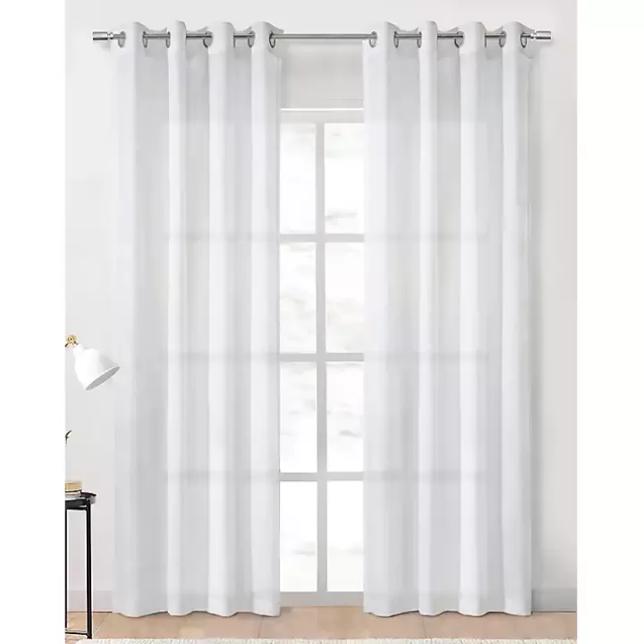 Store Diamond Sheer Curtain Panel, 95 in. Curtains & Drapes