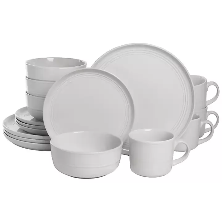 Discount Double Line 16-pc. Dinnerware Set Dinnerware