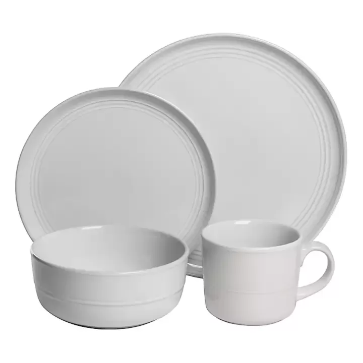 Discount Double Line 16-pc. Dinnerware Set Dinnerware