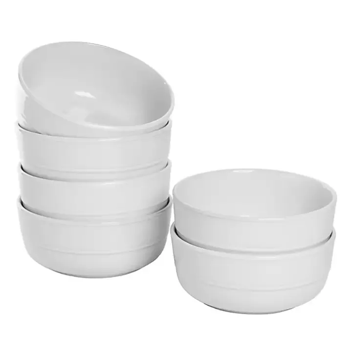 Cheap Linear Cereal Bowls, Set of 6 Dinnerware