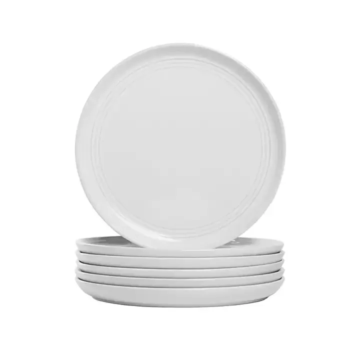 Cheap Linear Salad Plates, Set of 6 Dinnerware