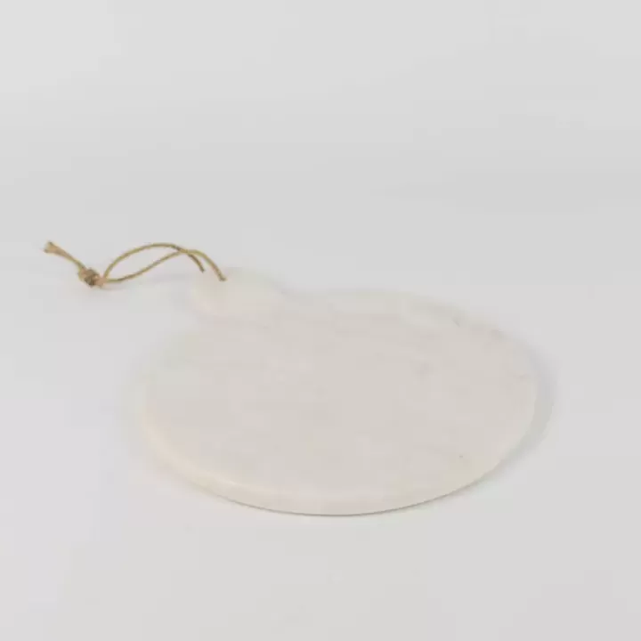 Cheap Marble Round Cutting Board with Jute Hanger Serving & Entertaining
