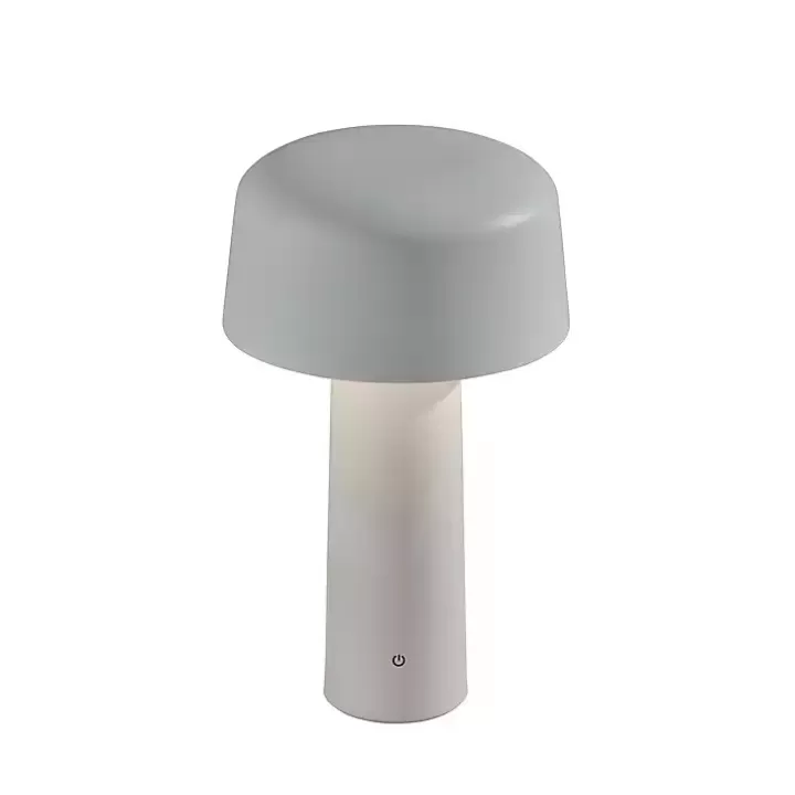 Hot Metal Dome Frosted Light Cordless Table Lamp Outdoor Lighting