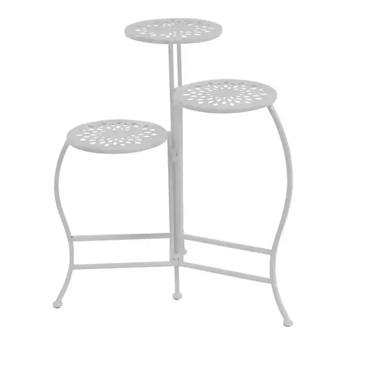 Shop Metal 3-Tier Plant Stand Planters