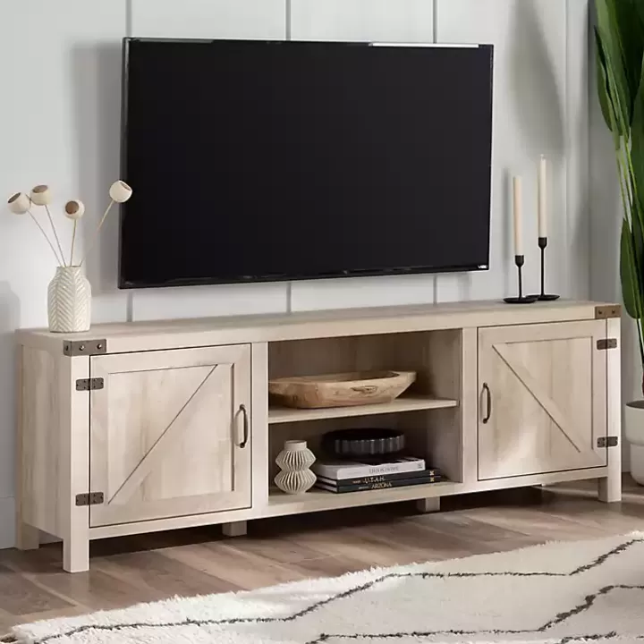 Online Oak Barn Door TV Stand Tv Stands & Media Consoles