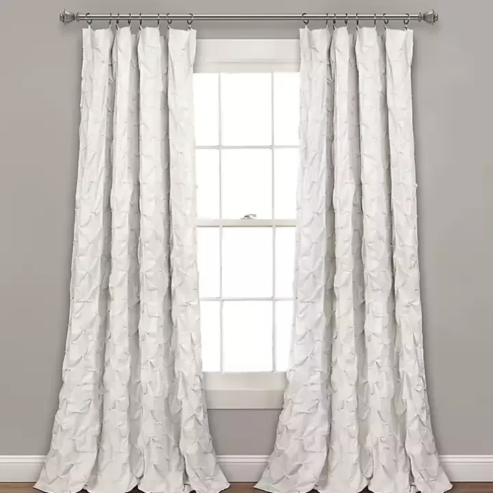 Cheap Ravello Pintuck Curtain Panel, 84 in. Curtains & Drapes