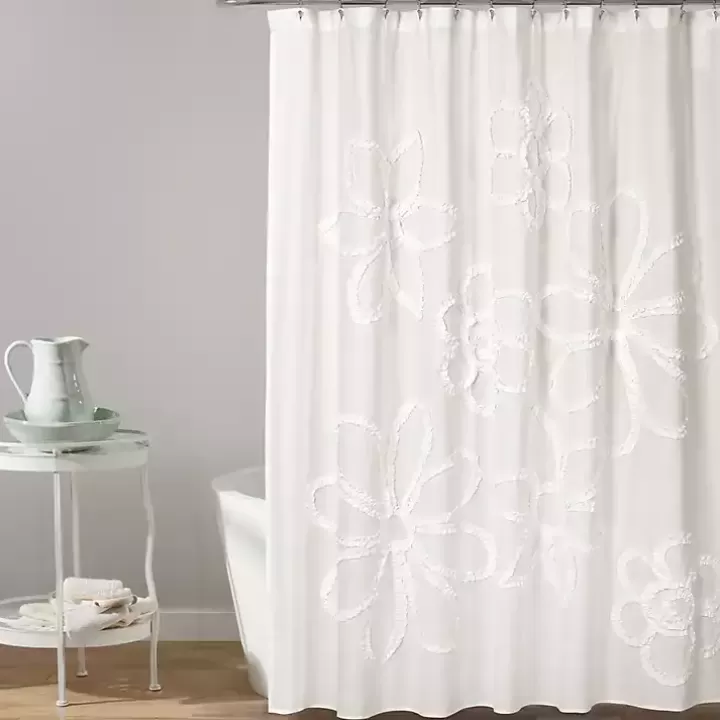 Store Ruffle Flower Shower Curtain Shower Curtains