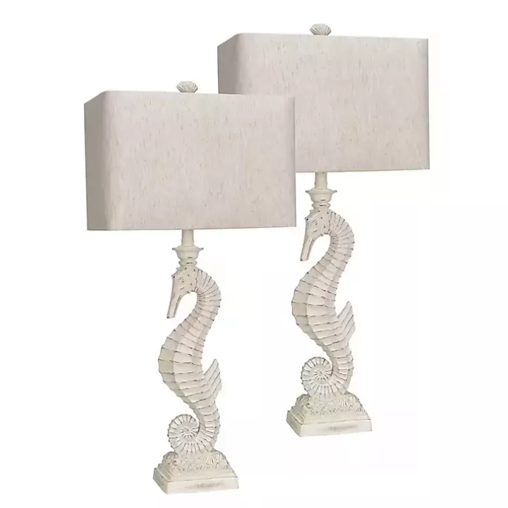 Store Seahorse Table Lamps, Set of 2 Table Lamps