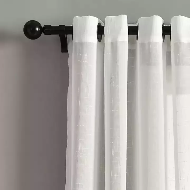 Shop Sheer Grommet Curtain Panel Set, 84 in. Curtains & Drapes