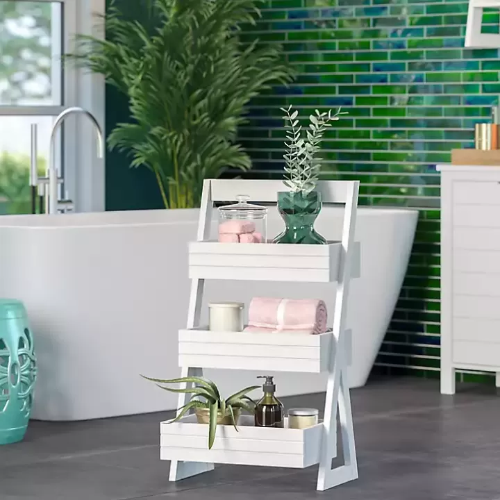 Discount Tiered 3-Shelf Bathroom Shelves Bathroom Furniture