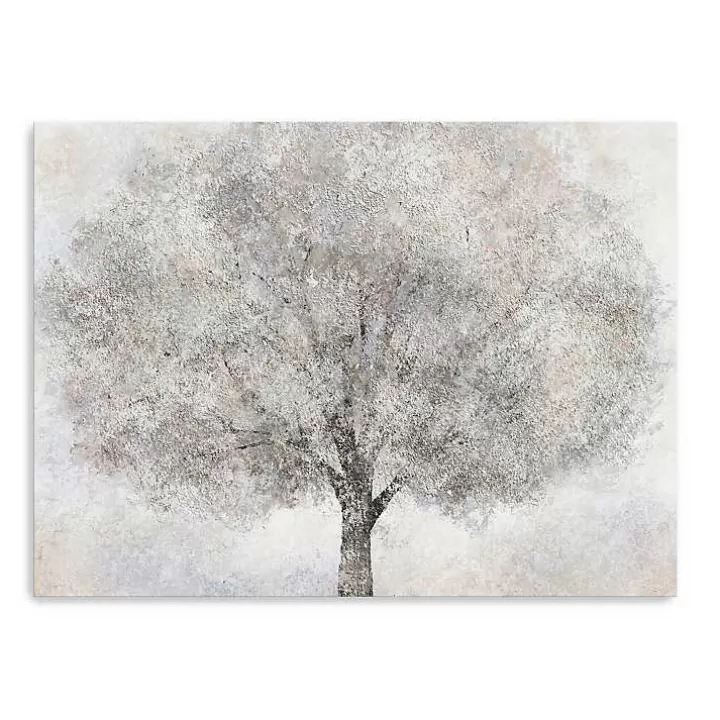 Sale White Tree Blossoms Canvas Art Print, 40x30 in. Canvas Art