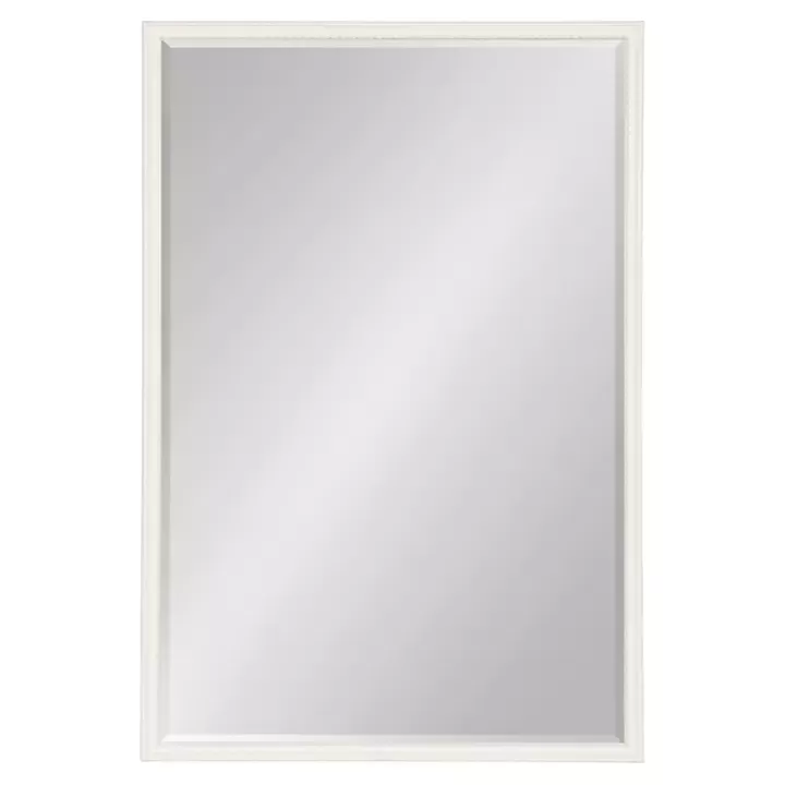 Hot White Vintage Beaded Wall Mirror, 36 in. Decorative Mirrors