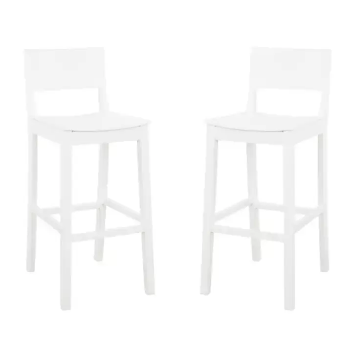 Clearance Wood Devin Bar Stools, Set of 2 Bar Stools & Counter Height Stools