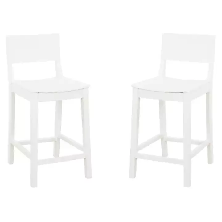 Clearance Wood Devin Counter Stools, Set of 2 Bar Stools & Counter Height Stools