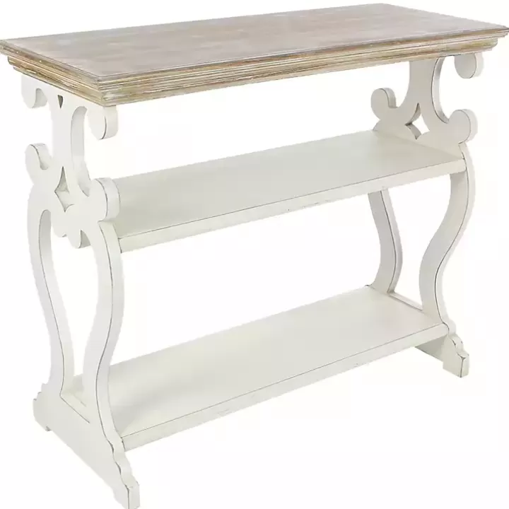 Sale Wooden 2-Shelf Console Table Console Tables