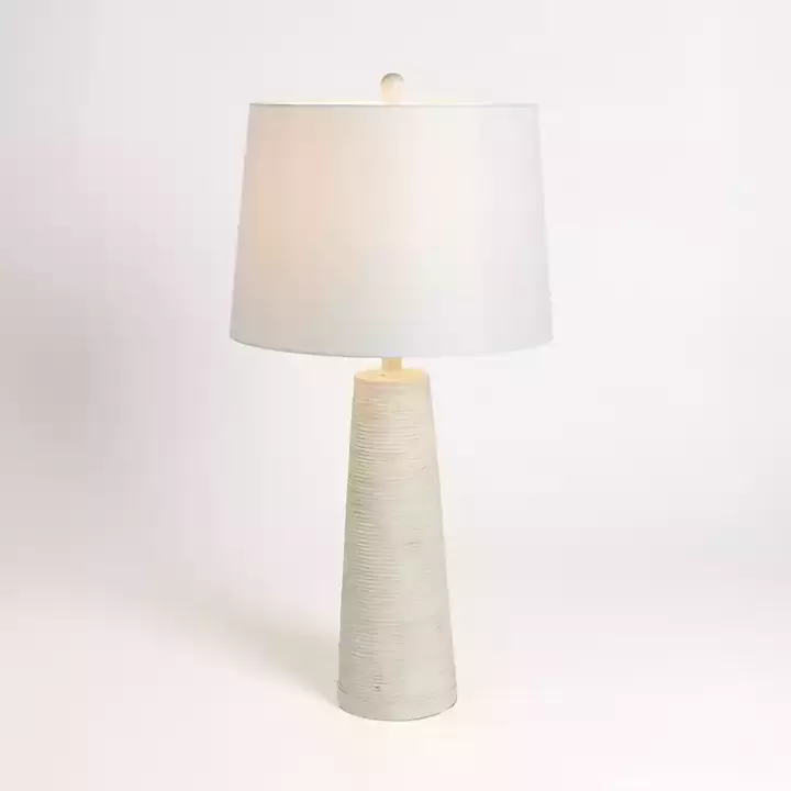 Clearance washed Textured Taper Table Lamp Table Lamps